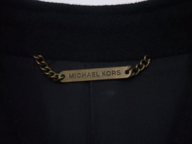 Michael Kors アンゴラ サイズ6 コート ブラック レディース マイケルコース 1-1106A 174297_画像3