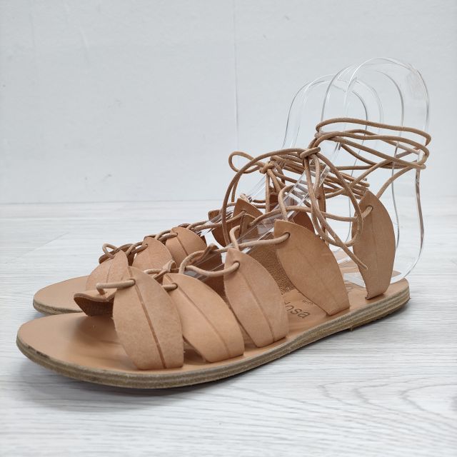 ANCIENT GREEK SANDALS×dosa レースアップサンダル サイズ39 シューズ エンシェントグリークサンダルズ×ドーサ 3-0319S 208621_画像1