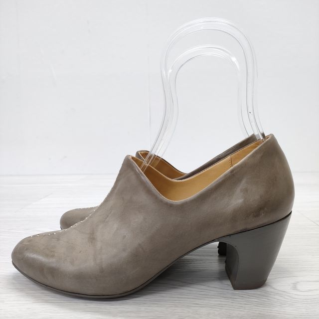 mina perhonen tikki ya7358 leather pumps regular price 6 ten thousand size 36/23 shoes * shoes gray mina perhonen 3-0405G 212875