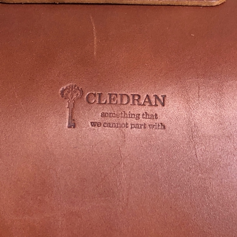 CLEDRAN/クレドラン/レザーフラップ かごバッグ/編みかご/天然素材/内ドット生地/トートバッグ_画像6