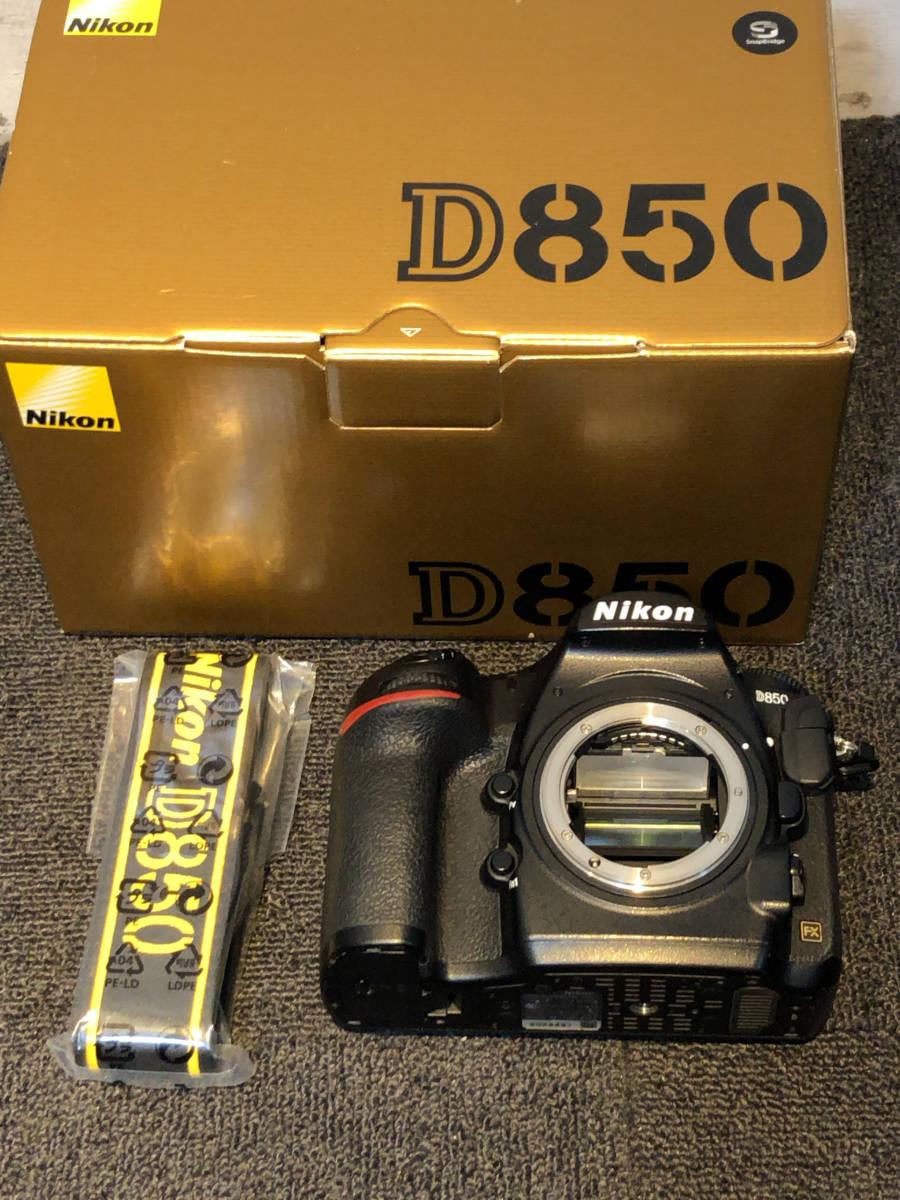 12) 1円スタート 送料無料 売り切り4.4 NIKON D850 元箱 付属 ニコン