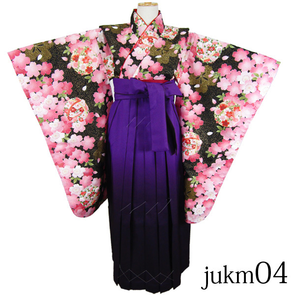 [ столица. Mai .] Junior девочка кимоно hakama 3 позиций комплект jukm04