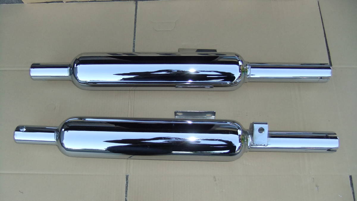 驚きの値段】 KAWASAKI W650 POSH W1タイプ スリップオンマフラー 中古