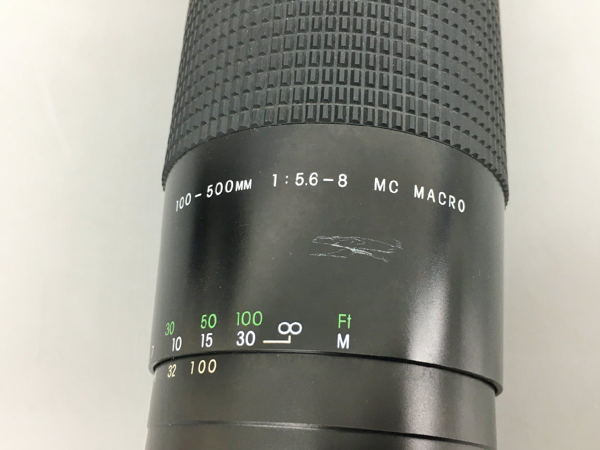 コシナ COSINA SUPER COSINA 100-500mm 1：5.6-8 MC MACRO φ72 カメラ望遠ズームレンズ 2304LT192_画像4