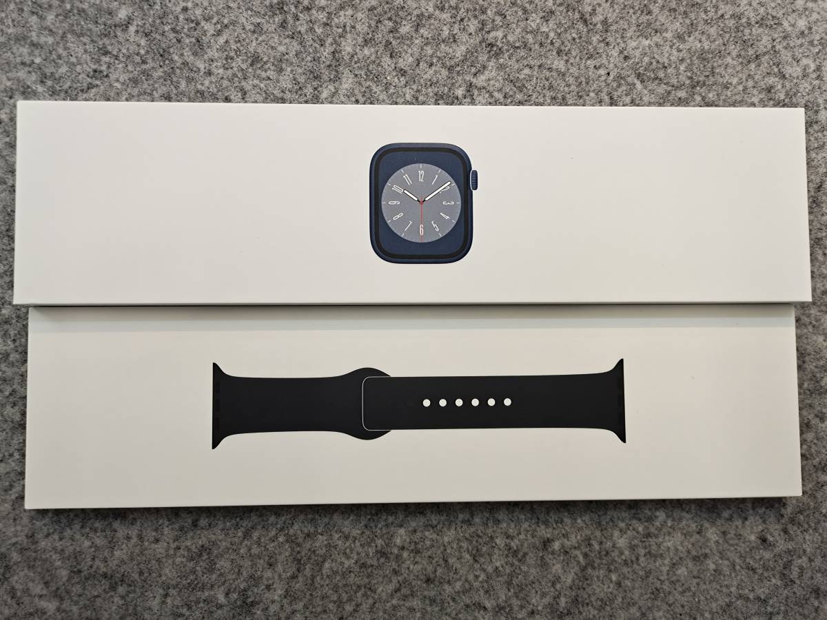 新品未使用】Apple Watch Series 8 45MM GPSモデル ミッドナイト