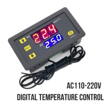 電気★サーモスタット 温度スイッチ 温度管理 温度調節★AC110～220V用★送料無料の画像1