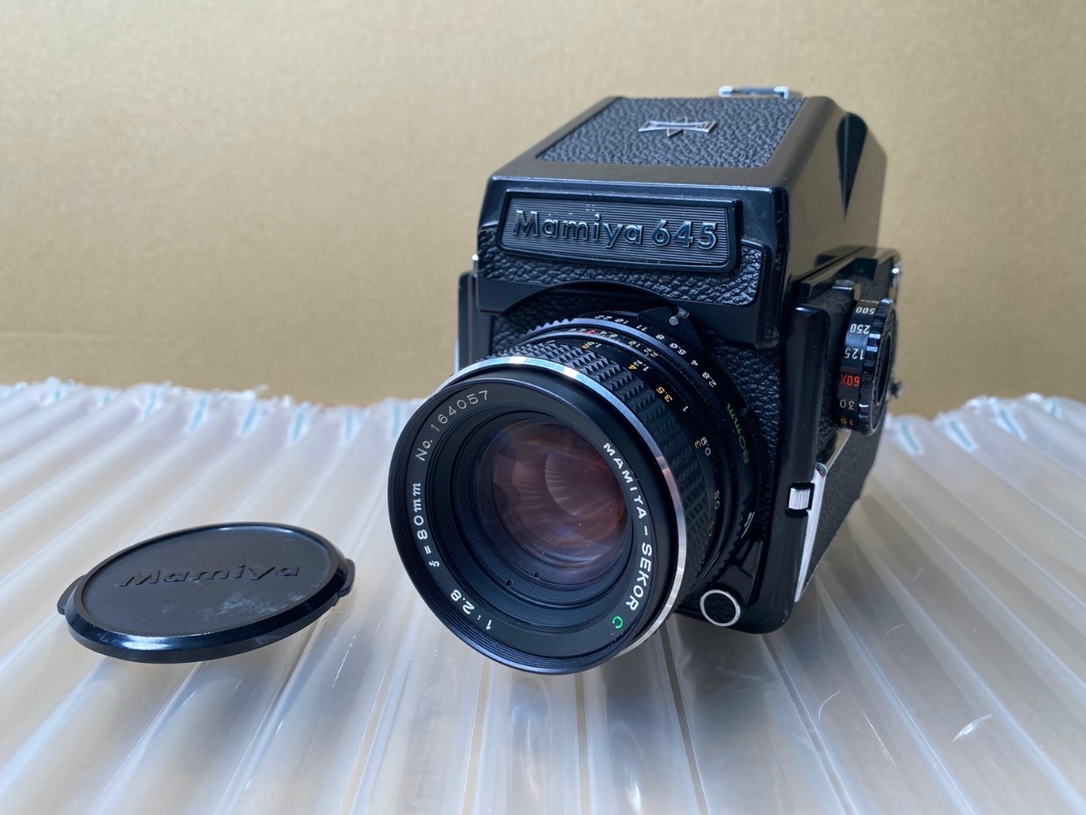 Mamiya M645 1000s MAMIYA-SEKOR C 80mm f/2.8マミヤ 中判フィルムカメラ