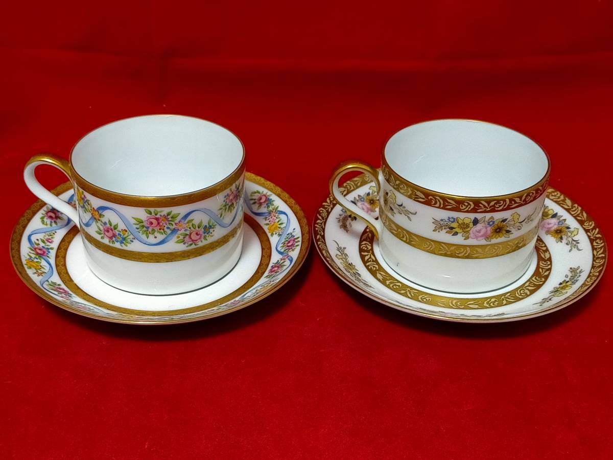 美品 Noritake ノリタケ　STUDIO COLLECTION カップ＆ソーサー　ペア /_画像1