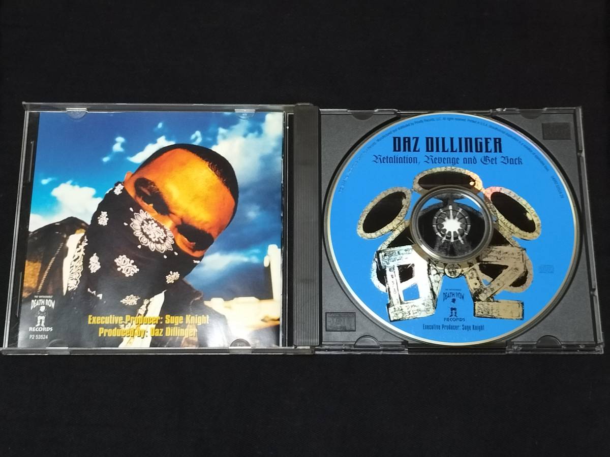 DAZ DILLINGER/RETALIATION,REVENGE AND GET BACK/THA DOGG POUND KURUPT SNOOP2PAC NATE DOGG DR.DRE G-RAPウェッサイG-FUNKチカーノG-LUVの画像2