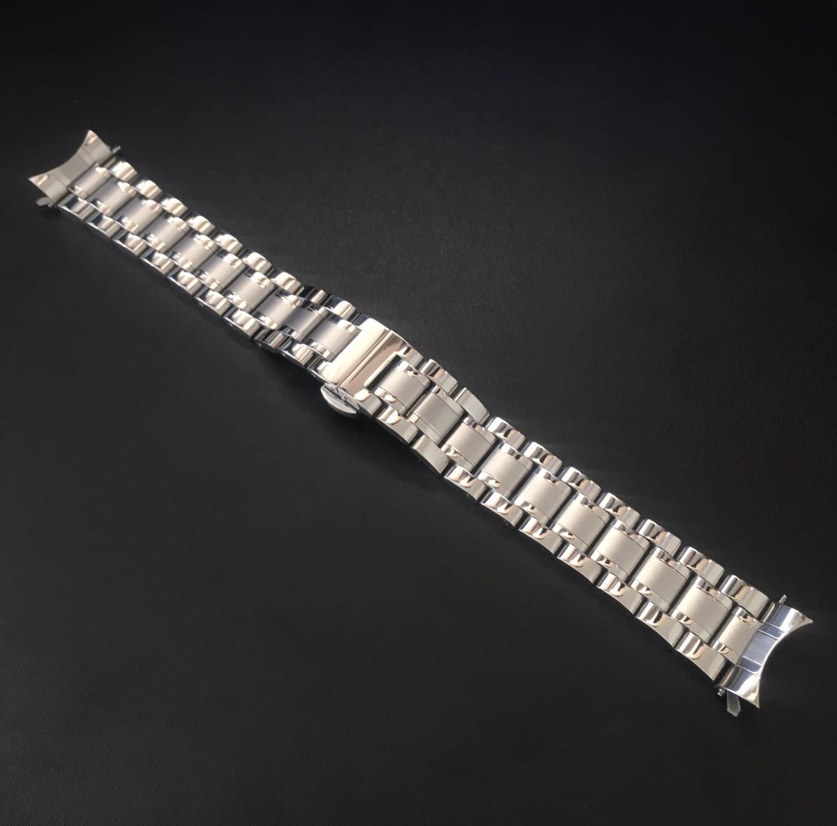 18mm 腕時計 交換用 社外品 ブレスレット ベルト シルバー 【対応】SEIKO 5 セイコー SNK_画像1