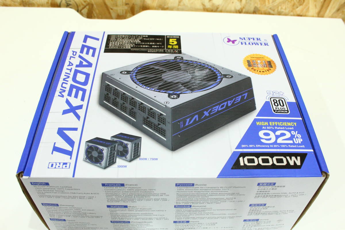 激安店舗 TG04068 SUPERFLOWER PC電源 LEADEX VI PLATINUM PRO 1000W