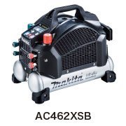マキタ makita エア コンプレッサ AC462XSB 黒（50/60Hz共用）コンプレッサー 一般圧 / 高圧対応（各2口） タンク内最高圧力 46気圧 建築