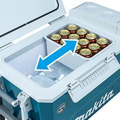 マキタ makita 40Vmax 充電式 保冷温庫 本体のみ 青 CW002GZ クーラー ボックス 職人 鳶 電設 大工 建築 建設 造作 ソロ キャンプ 飲料 飲_40Vmax 保冷温庫 本体のみ 青 CW002GZ