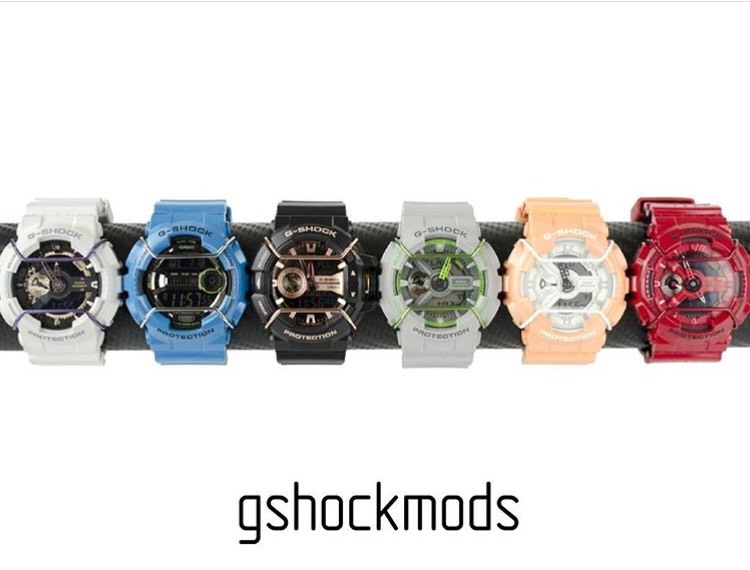 gshockmods G-SHOCK カラーバンパー 全8色 プロテクター GD-200 2310 DW9052 DW9050 GD-200 6900 GD-350 2300 Gulfman G-9100 Gショック_画像1