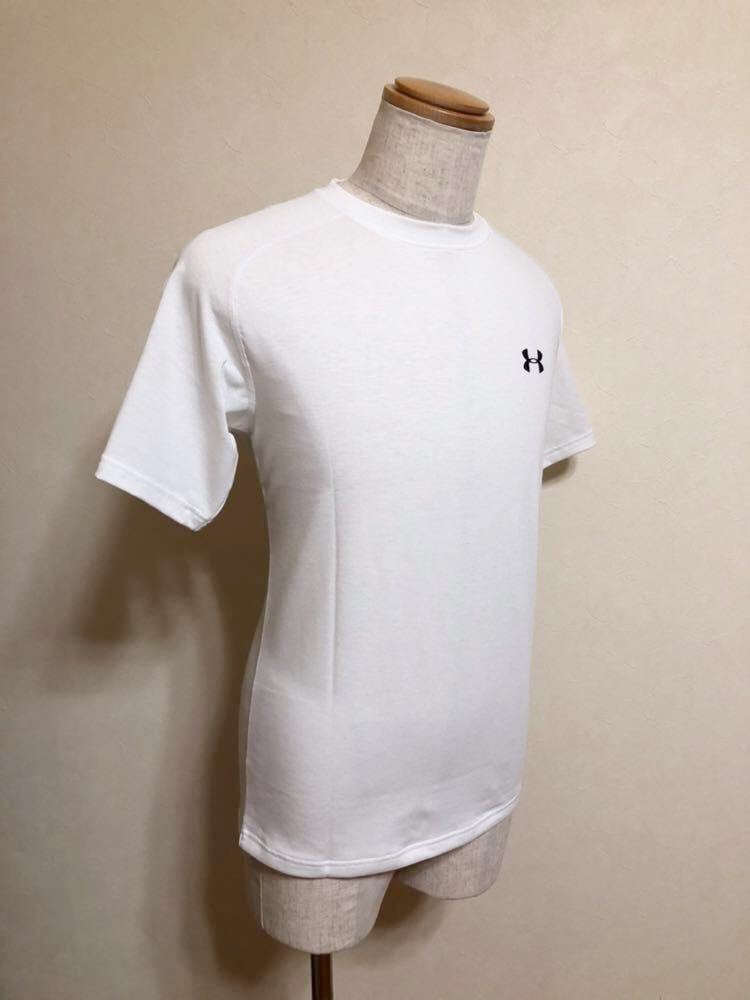【新品】 UNDER ARMOUR UA テック HG SS Tシャツ トレーニング ウェア トップス 白 サイズSM 半袖 ホワイト MTR3013_画像8