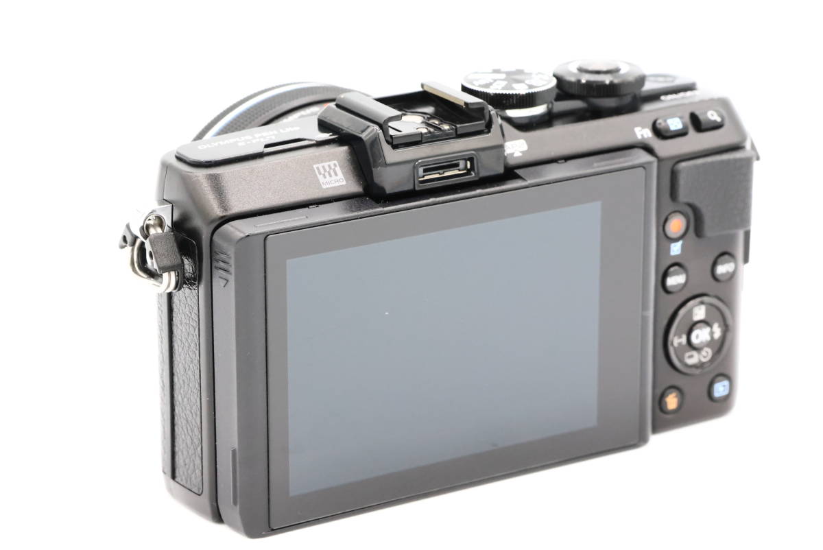 OLYMPUS PEN E-PL7 EZダブルズームキット ブラック ミラーレス一眼 E