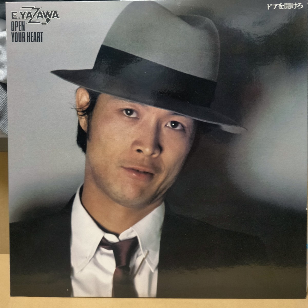 レコード 矢沢永吉/ドアを開けろ 帯付　ＬＰ_画像1