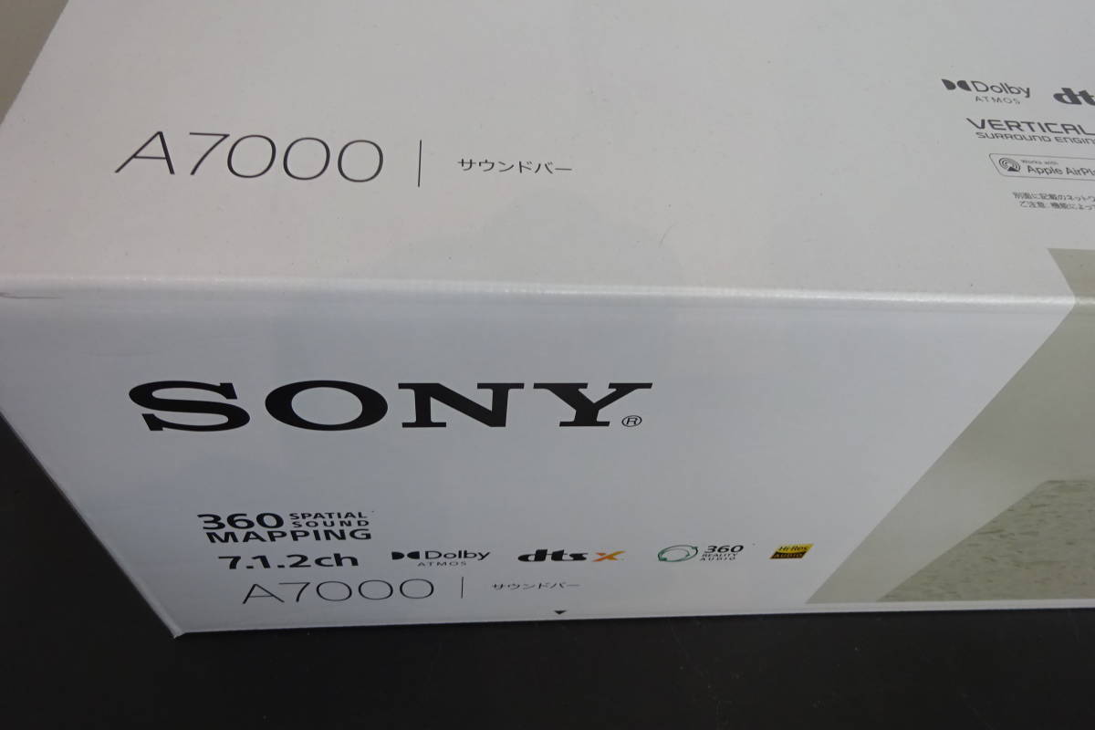 新品保証付税込未使用　ソニー HT-A7000 [サウンドバー 7.1.2ch Dolby Atmos対応]　SONY _画像1