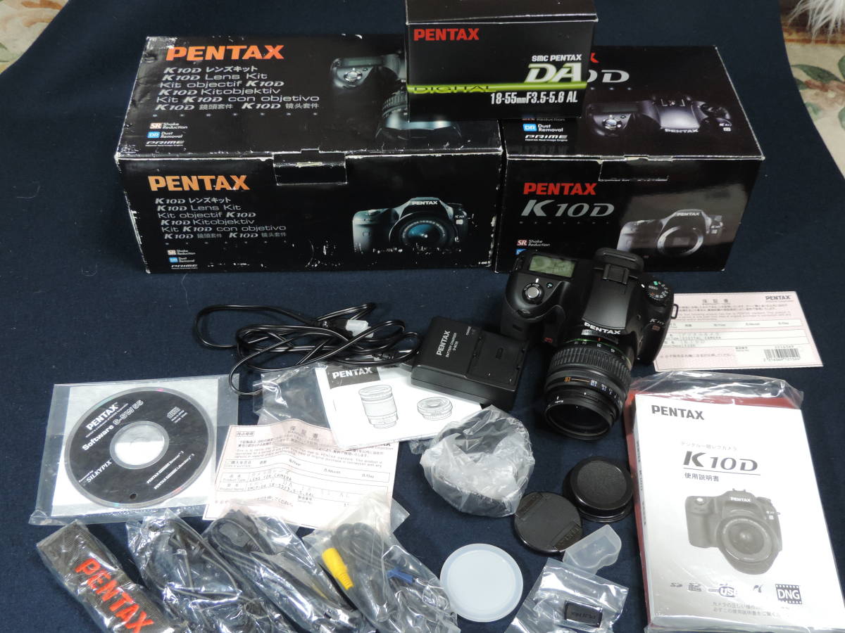Yahoo!オークション - 【夢オク】新品同様 PENTAX K10Dレンズキット K...