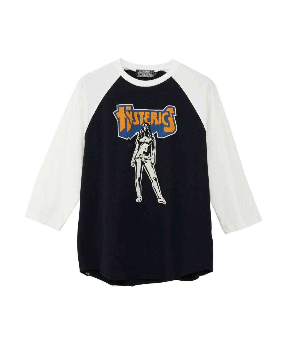 新品 大人気 ヒステリックグラマー/ 七分袖Tシャツ『BAD AS 新品 大人気 ヒステリックグラマー/ 七分袖Tシャツ『BAD AS