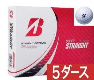 ブリヂストンゴルフ スーパーストレート ボール5ダース 60球入り