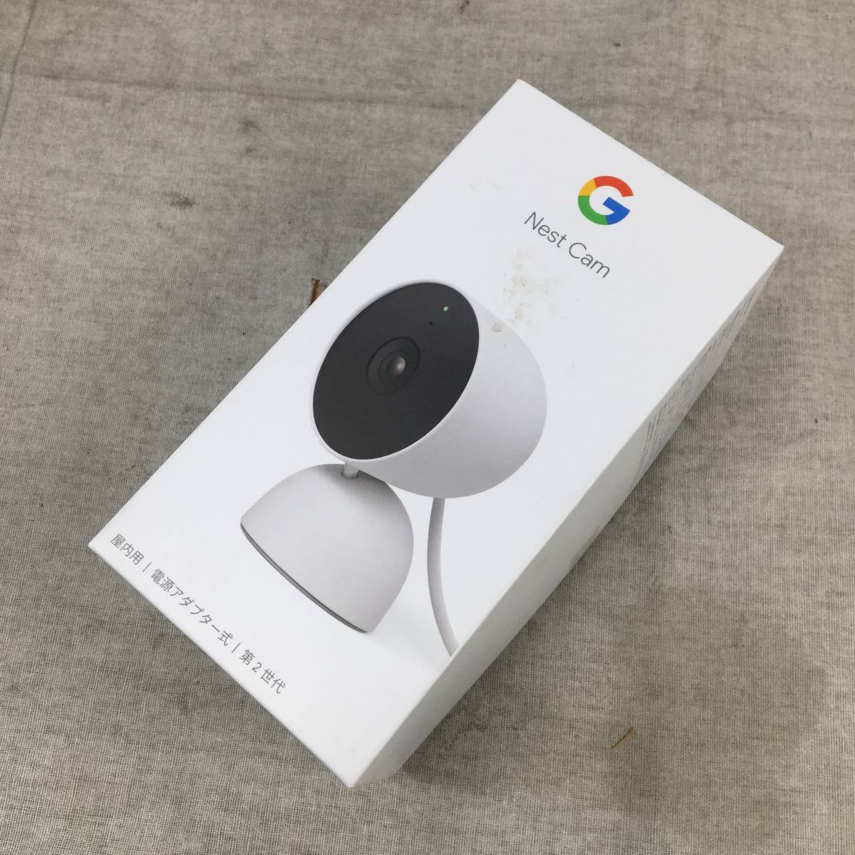 Google Nest Cam(屋内用 電源アダプター式) GA01998-JP 防犯カメラ