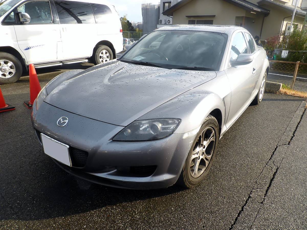 マツダ RX-8 RX8 SE3P 純正 左リアドアガラス 大変希少品_画像9