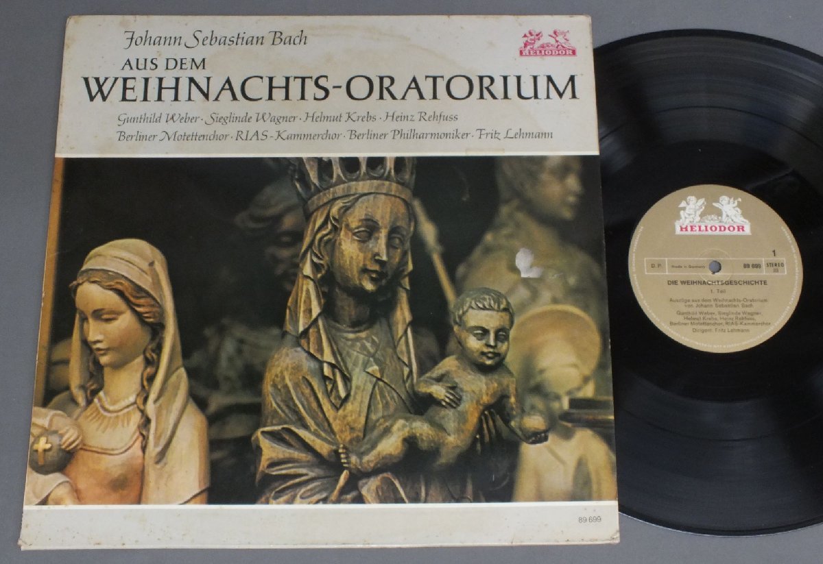 ●独LP LEHMANN/BACH/AUS DEM WEIHNACHTS-ORATORIUM●_画像1