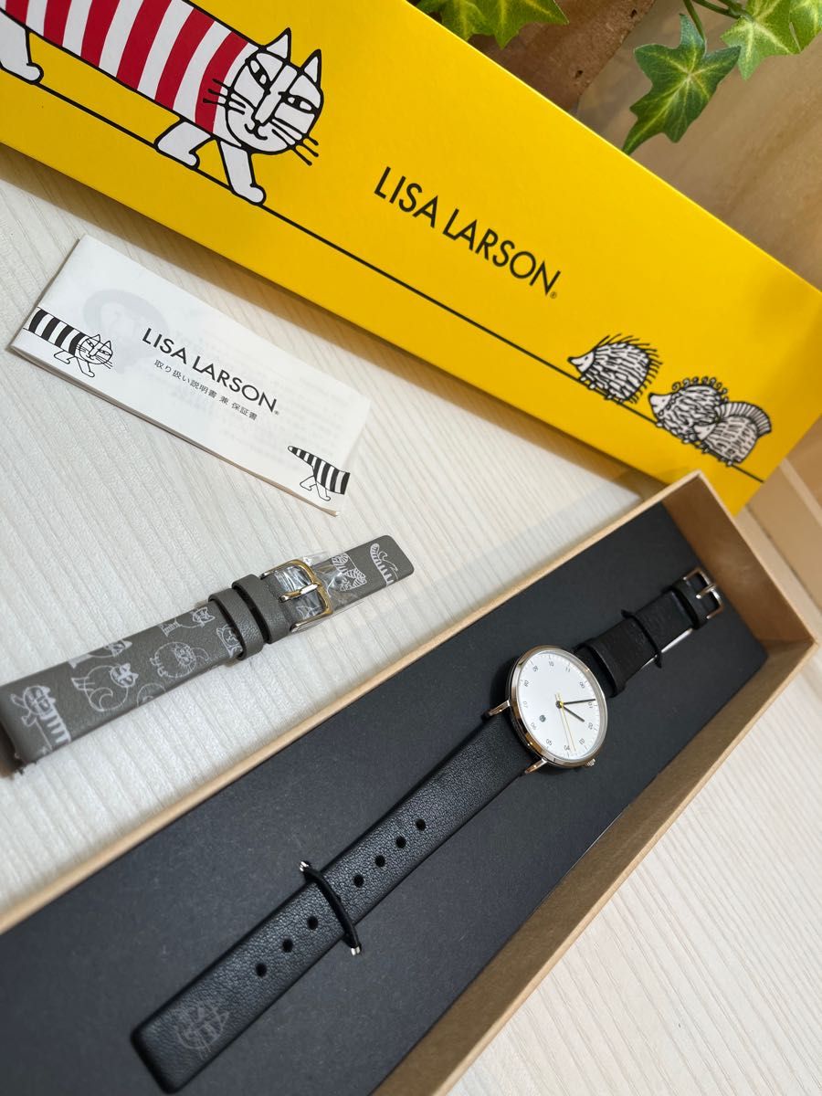 LISA LARSON リサラーソン 腕時計 Changes スケッチねこたち 替ベルト付