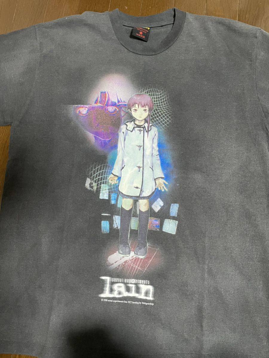 XL】レインserial experiments lain シングルステッチ アニメtee