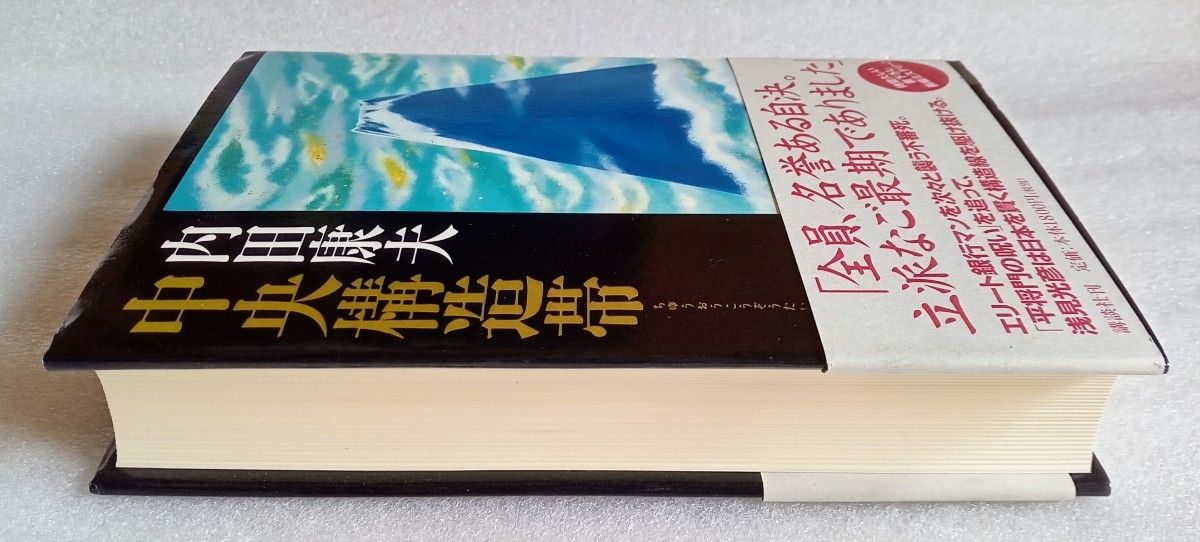 中央構造帯 ちゅうおうこうぞうたい 内田康夫 2002年10月10日第1刷 講談社 ※ハードカバー