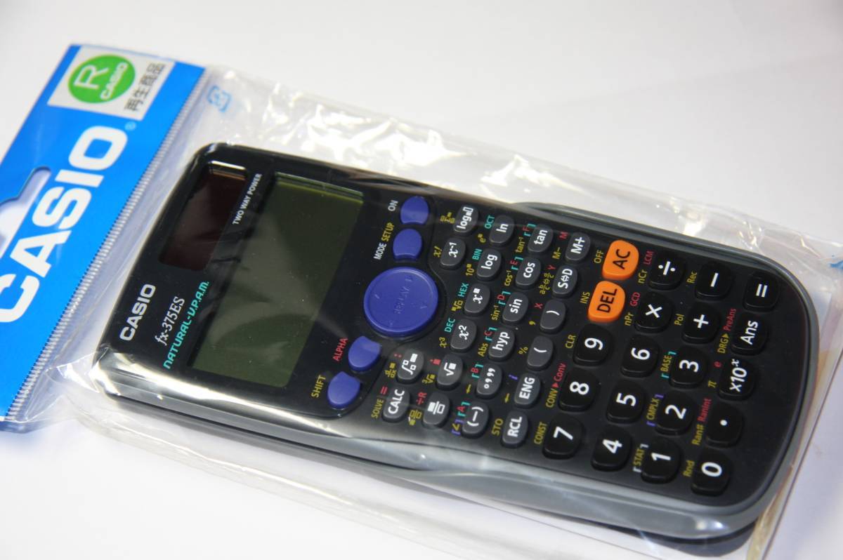 New Goods Postage Y164 Casio Computer Casio Scientific Calculator Mathematics Nature Display 394 Number 10 Column Fx 375es N 9 Memory 394 Number Land And House Examiner Examination Real Yahoo Auction Salling