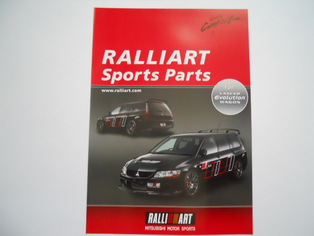  Mitsubishi Ralliart sports pa -tsufor Lancer Evolution Wagon 2005 год 8 месяц версия проспект 