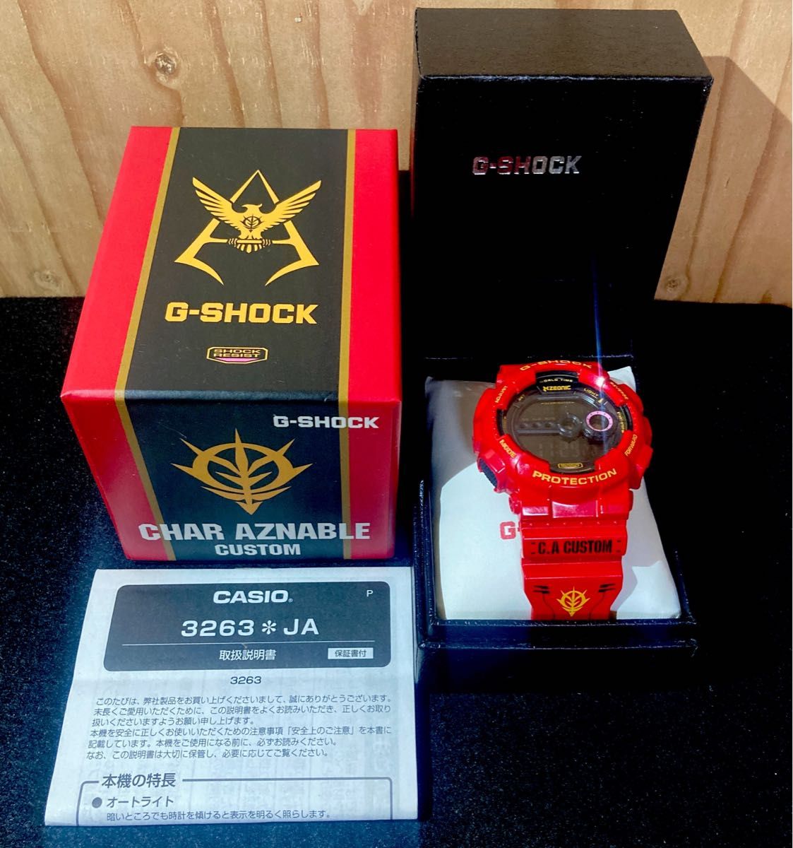 お買得】 【開封・中古品】 シャア専用 G-SHOCK レッド G-SHOCK G-300L-4AV No54G-SHOCK★GW-2310BD-1BJF アジャスト駒