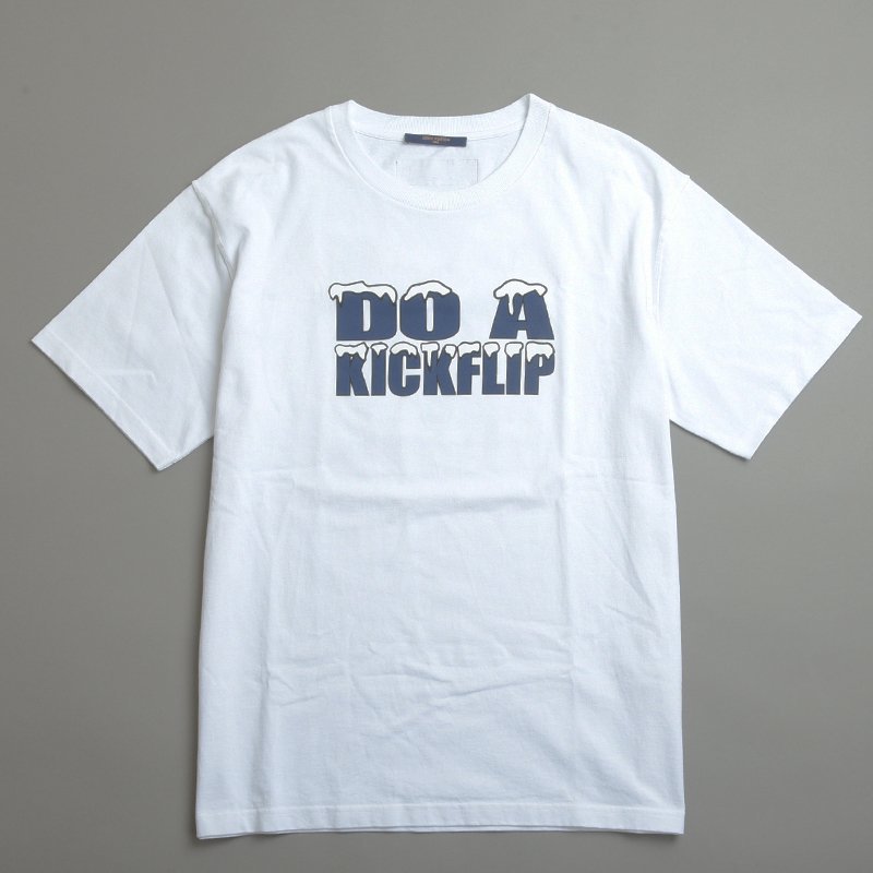 極美品 ルイヴィトン DO A キックフリップ 半袖 Tシャツ 5L ホワイト