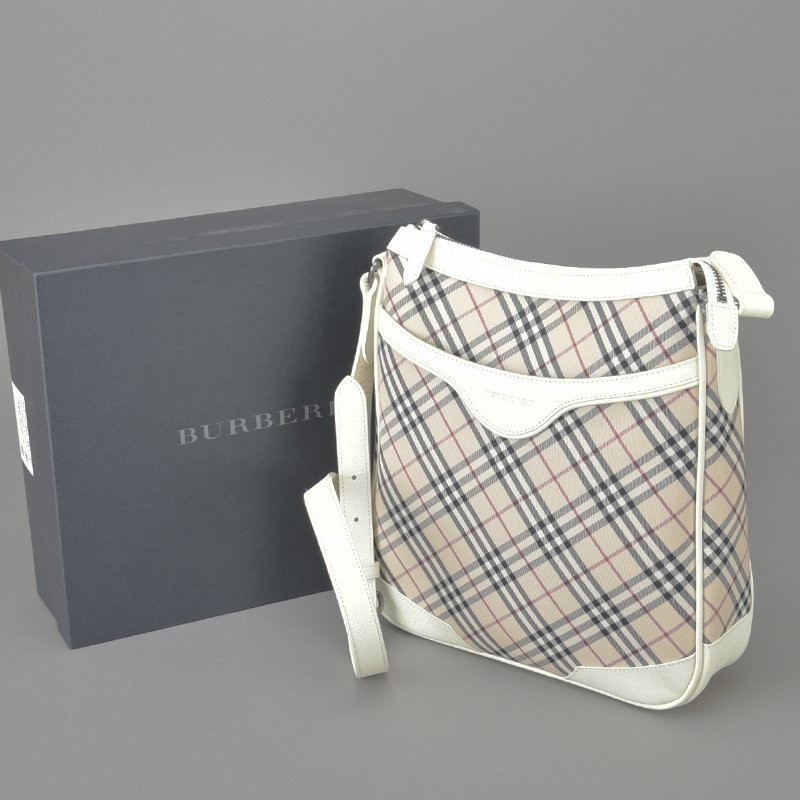 極美品 BURBERRY バーバリー ノバチェック ショルダーバッグ