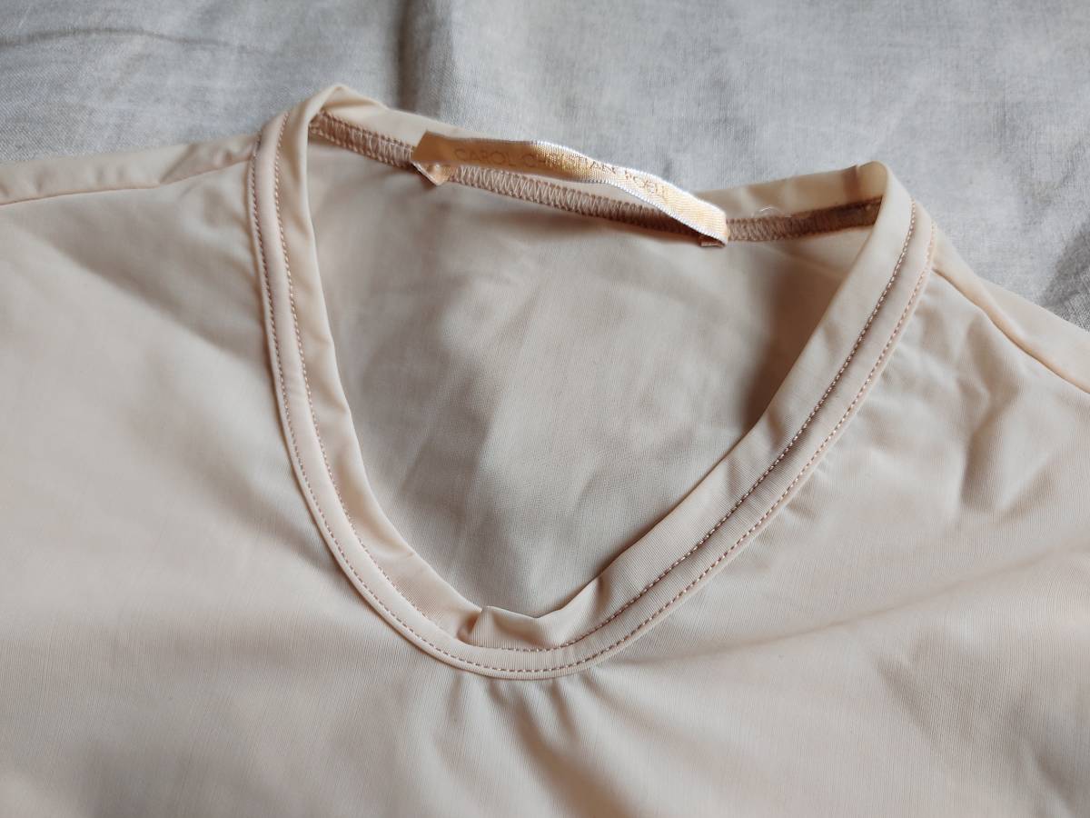 美品 レア 97SS CAROL CHRISTIAN POELL CCP キャロルクリスチャンポエル カットソー Tシャツ 袖ラインデザイン シースルー ストレッチ ★4