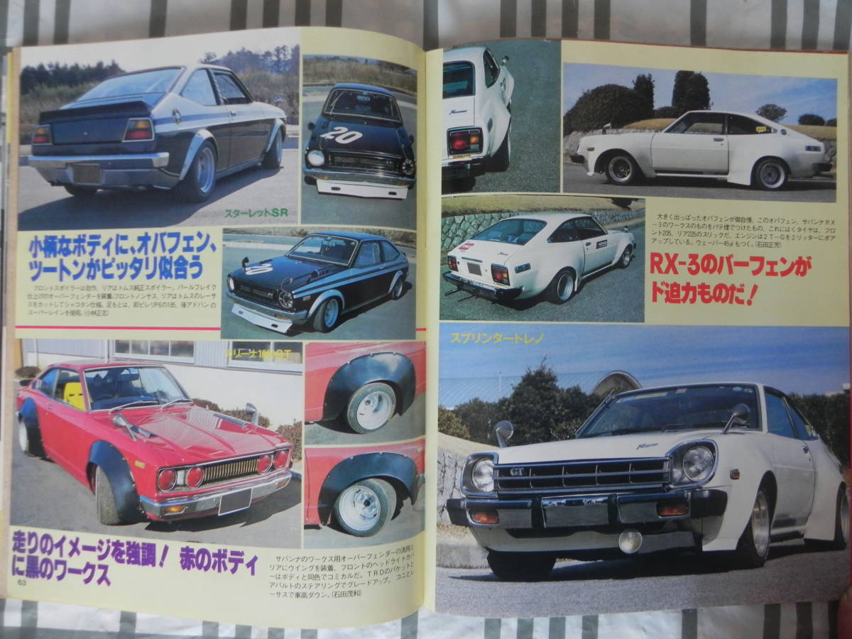 【絶版】 Ａｕｔｏマキシマム チューニングカー ＢＥＳＴ ＡＬＢＵＭ １９８２年 ＣＡＲポイント増刊 ＶＯＬ.１ ストリートレーサーの画像6