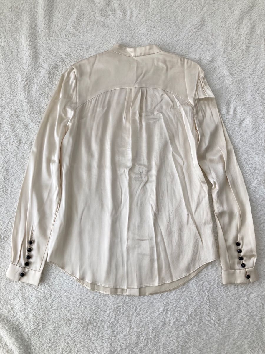 DRESSTERIOR ドレステリア フリルブザムシャツ シルク