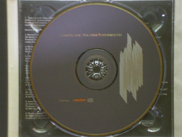 即決○MIX-CD / WaveTec One The Miles From Mars Mix○Francois K・Carl Craig・Floppy Sounds・帯付き○2,500円以上の落札で送料無料!!_画像3