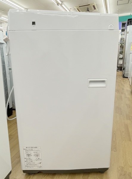 ◎【直接引取限定】TOSHIBA 東芝 全自動洗濯機 AW-45M7 ホワイト 2019年製 4.5㎏ 中古品 動作確認済み/kb2506_画像7