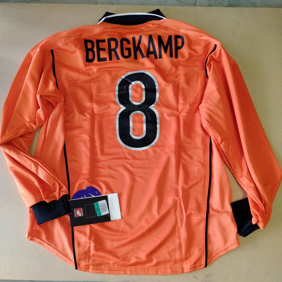 新品タグ付】オランダ代表 ベルカンプ ユニフォーム NIKE 1998 alianca
