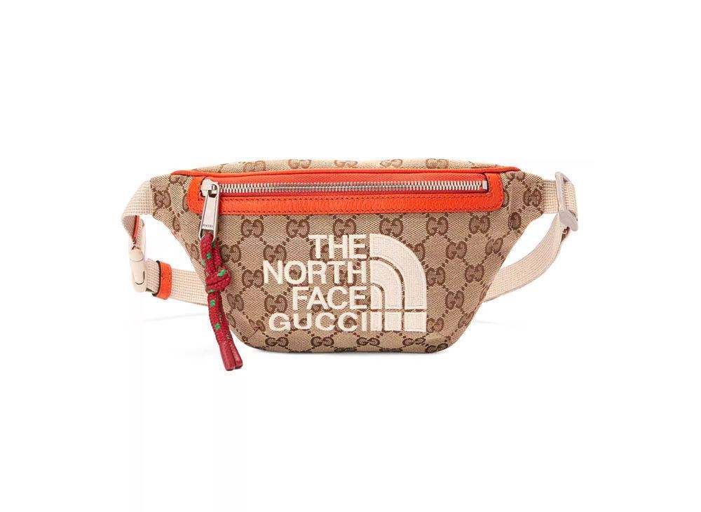 Gucci x The North Face Belt Bag Beige Ebony ザ ノース フェイス グッチ ベルト バッグ ベージュ エボニー