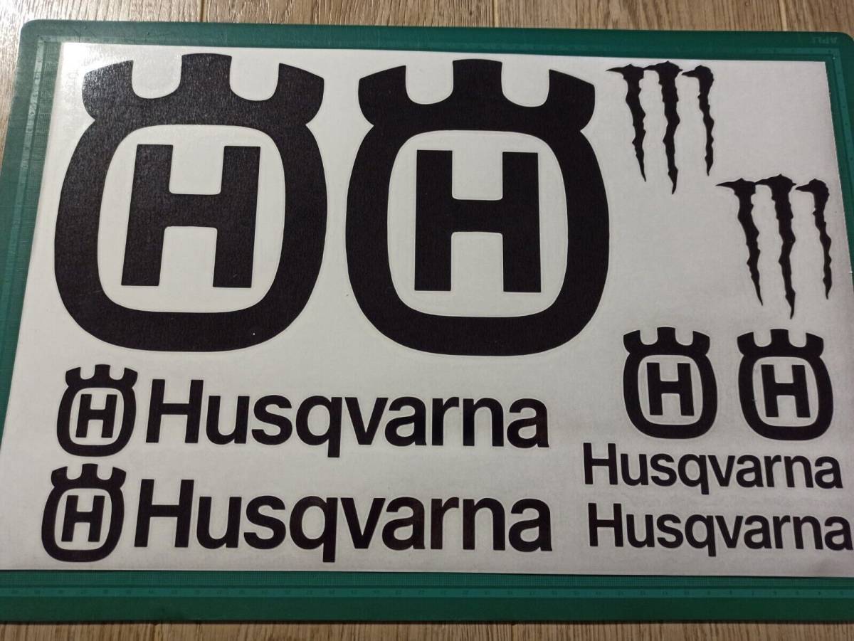 海外　限定品　送料込み ハスクバーナ　Husqvarna　ステッカー　セット　複数カラーあり　2_画像1