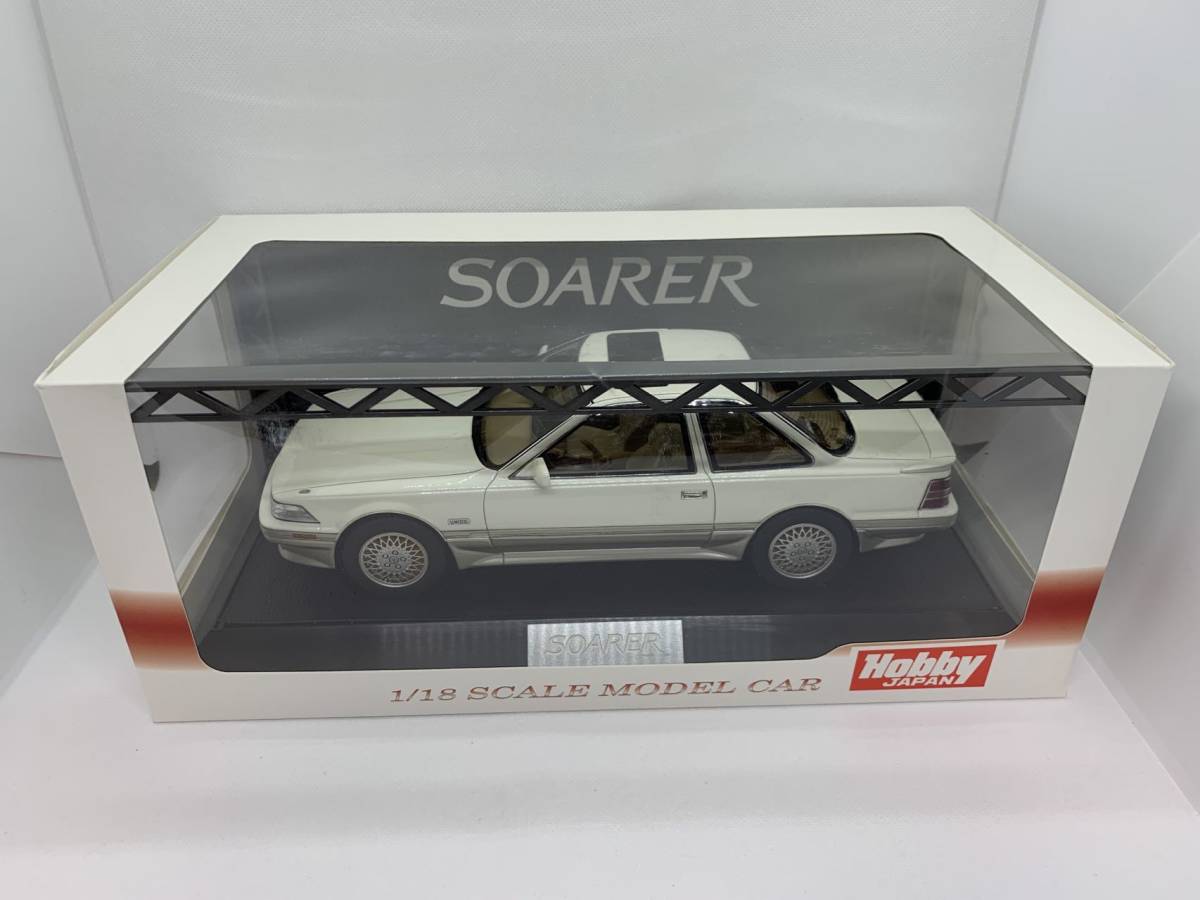 Hobby Japan 1/18 トヨタ ソアラ Toyota Soarer 3.0 GT Limited MZ21 Air-Suspention 1988 Crystal White Toning Ⅱ 9014 J01-01-016の画像8