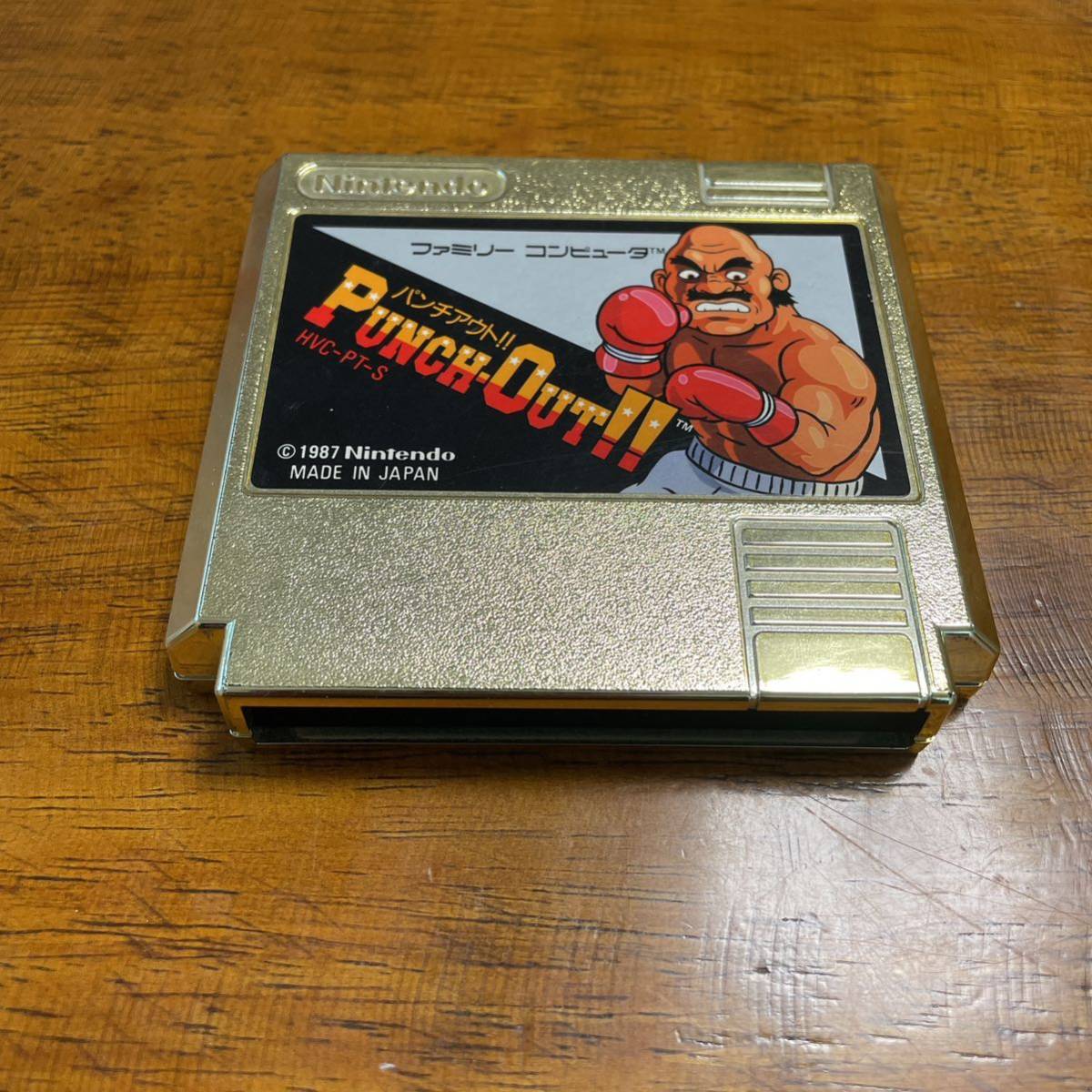 ファミコンソフト Punch-Out!! GOLD パンチアウトゴールド (非売品