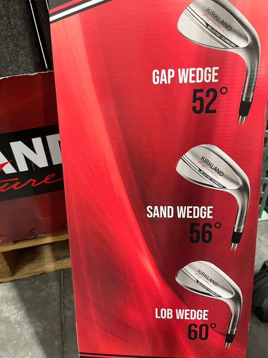 新品未使用品 未開封 Kirkland(カークランド) ゴルフクラブウェッジ3本セットコストコウェッジ