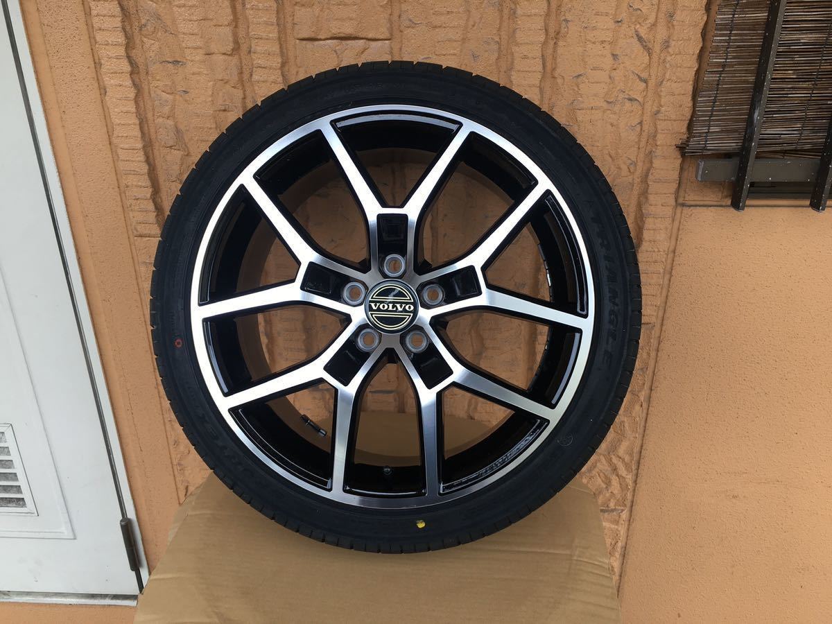新品 ボルボ V40 V60 V70 18インチ ホイル タイヤ セット ブラック