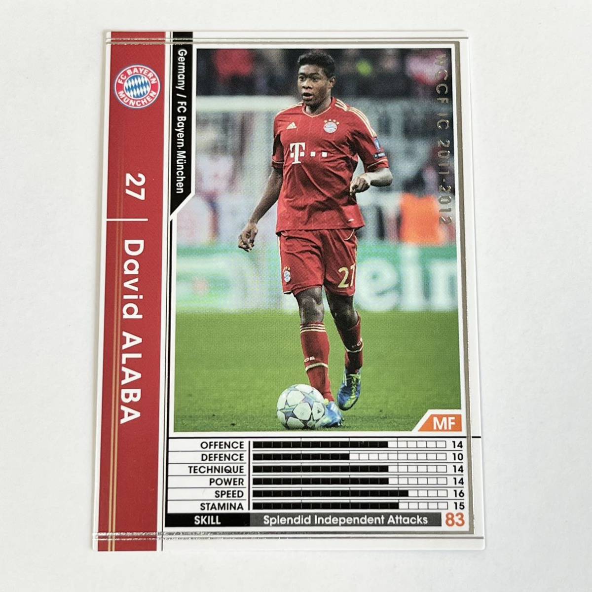 ♪♪WCCF 11-12 EXTRA ダビド・アラバ David Alaba Bayern Munchen ♪三点落札で普通郵便送料無料♪_画像1