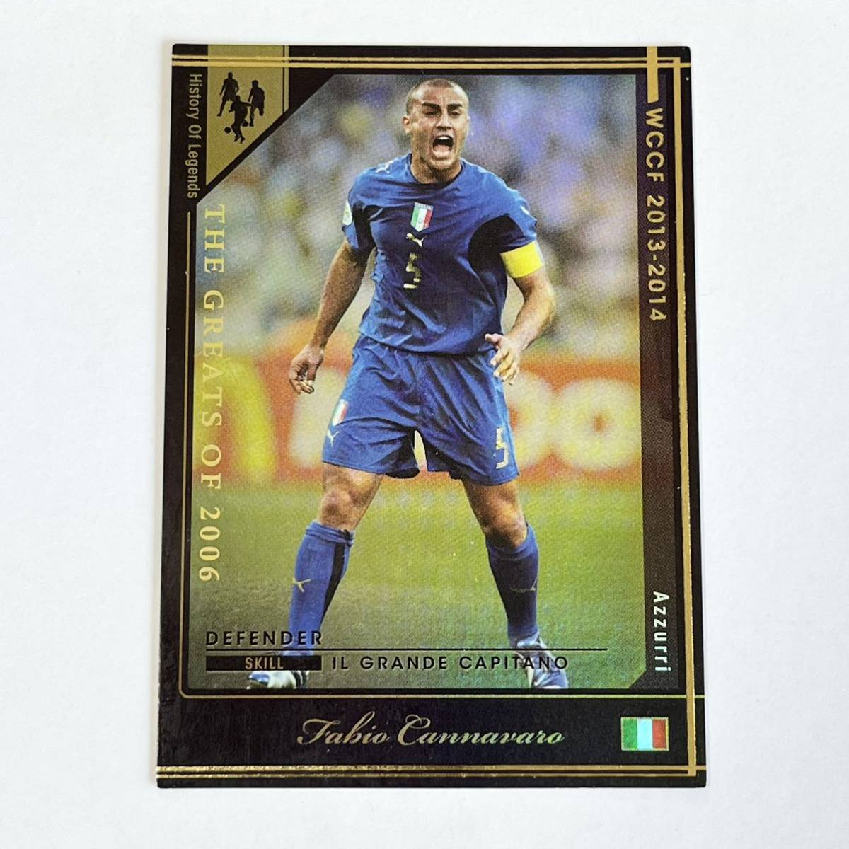 ♪♪WCCF 13-14 HOLE ファビオ・カンナバーロ Fabio Cannavaro Azzurri ♪三点落札で普通郵便送料無料♪_画像1